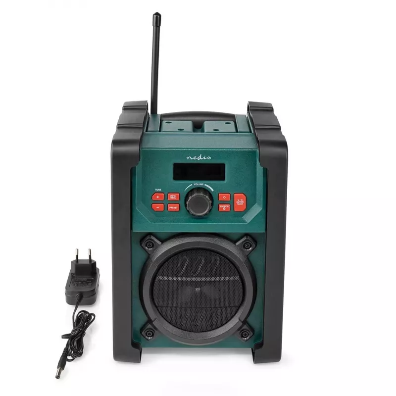 Radio Nedis RDDB3100GN 15W Bluetooth IP65 zwart/groen