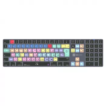 LogicKeyboard Titan DE Mac-toetsenbord voor Adobe Premiere Pro CC — Duitse layout