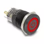 Schakelaar DELOCK 22023 19 mm 12 V met 5 soldeeraansluitingen