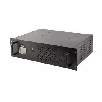 Gembird - UPS rack 19'' 3,4U 1500VA, 4x IEC 230V uitgang, IEC14 ingang, RJ11, USB, LCD line-interactive 1,5 kVA 900 W 4 stopcontacten