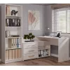 Hoekbureaublad e shop DANY Kaszmir beige — hoekwerkplek, compacte indeling