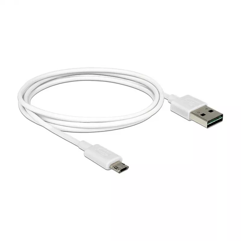 USB-kabel DeLOCK 84807 USB 2.0 1 m USB A Micro-USB B wit