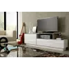 Cama TV-kast SIGMA 3 180 wit/wit glanzend + Sonoma-eiken