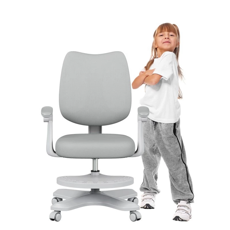Bureaustoel mark adler Junior 4.6 grijs — compacte ergonomische werkstoel