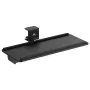 Maclean toetsenbordhouder onder het bureau, max. belasting 5 kg, horizontaal en verticaal verstelbaar, zwart, MC-108 B