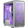 Pc Midi Tower Cooler Master MasterFrame 600 Mesh zilver — ondersteunt ATX/EATX, voor 2×200mm, 2,5-inch/3,5-inch drives