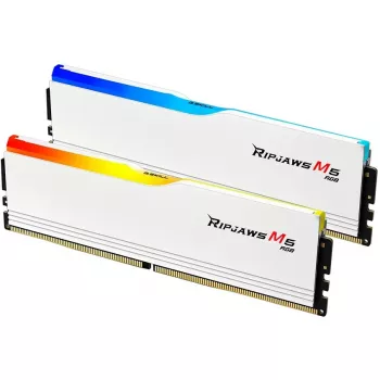 DIMM 32 GB DDR5-6000 (2x 16 GB) dual-kit, geheugen wit, F5-6000J3636F16GX2-RM5RW, Ripjaws M5, INTEL XMP