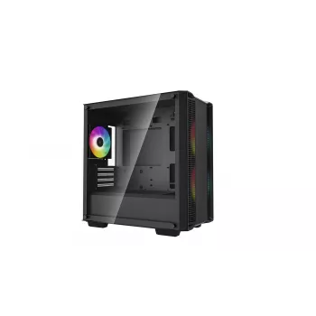DeepCool CC360 ARGB mini tower zwart