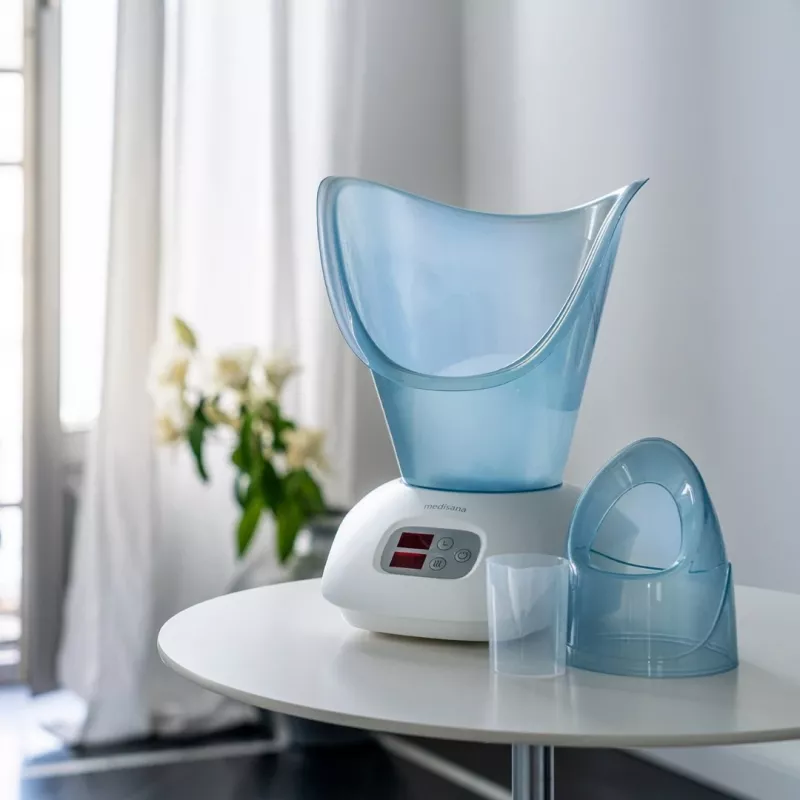 Medisana DS 400 gezichtssauna blauw, wit