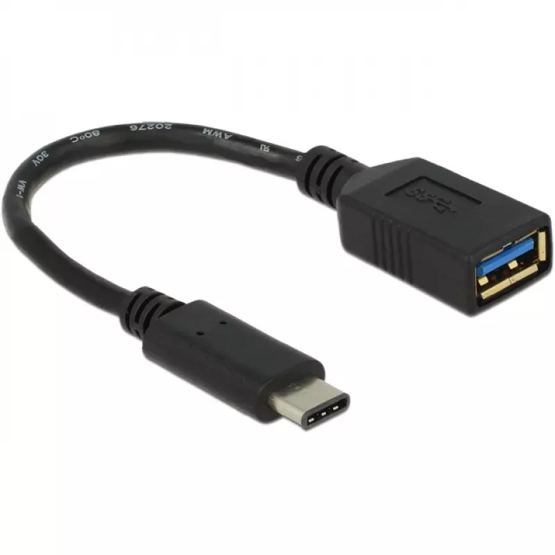 Delock USB-adapter - USB Type-A (W) naar 24-pins USB-C (M)