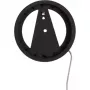 NeXtime klok 3094 Light It Up, Ø18.5 cm, verlichting, wand, zwart