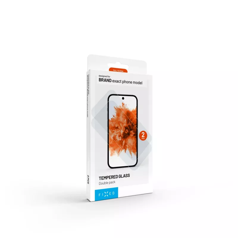 Gehard glas schermbeschermfolie FIXED voor Samsung Galaxy S26, 2.5D, 2-pack