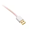 Ducky Premicord Cotton Candy spiraalkabel, USB Type-C naar Type-A - 1,8 m