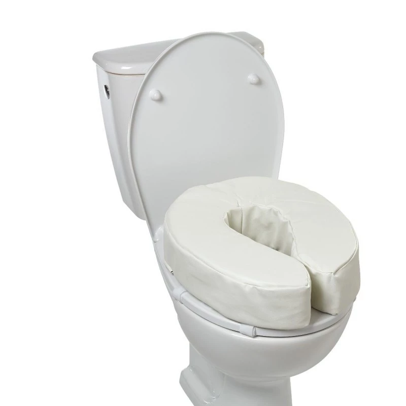 Zachte verhoogde toiletbril, 5 cm