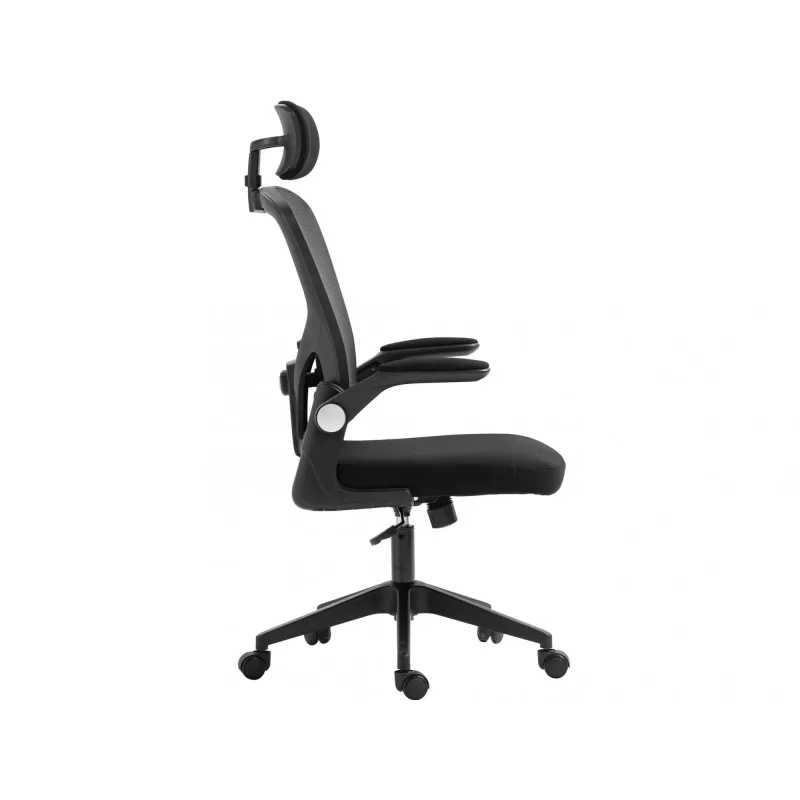 Gamingstoel Sandberg ErgoFusion Basic gevoerde zitting mesh rugleuning zwart