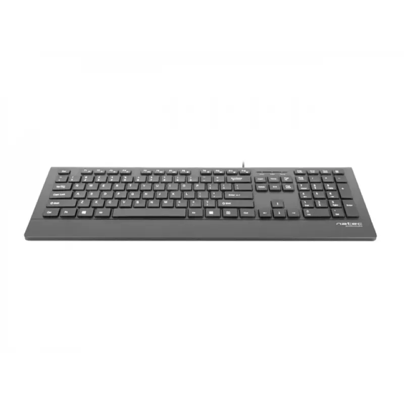 Natec Barracuda - toetsenbord - US - zwart - toetsenbord - US-Engels - zwart