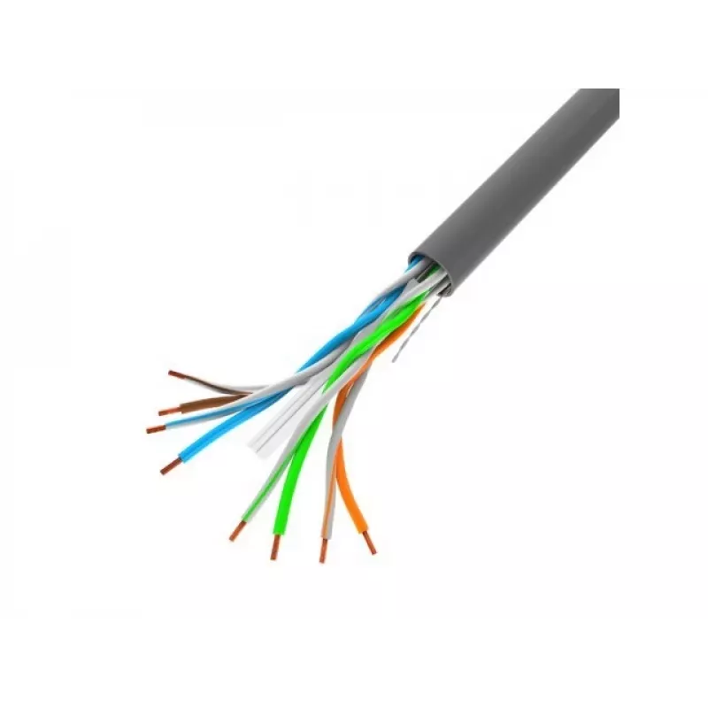 Lanberg LCU6-10CC-0100-S netwerkkabel grijs 100 m U/UTP (UTP)