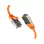 EFB-Elektronik CAT8.1 oranje 10m RJ45-patchkabel S/FTP PIMF LSZH 2000MHZ 40GB netwerkkabel Fabrikant: EFB Elektronik (EC020200285)