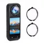 Lensbescherming Puluz PU749T voor Insta360 X5 camera — zonnekap accessoire