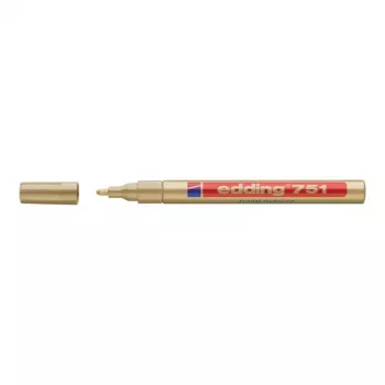 Edding 751 goud marker goud wit 1 mm