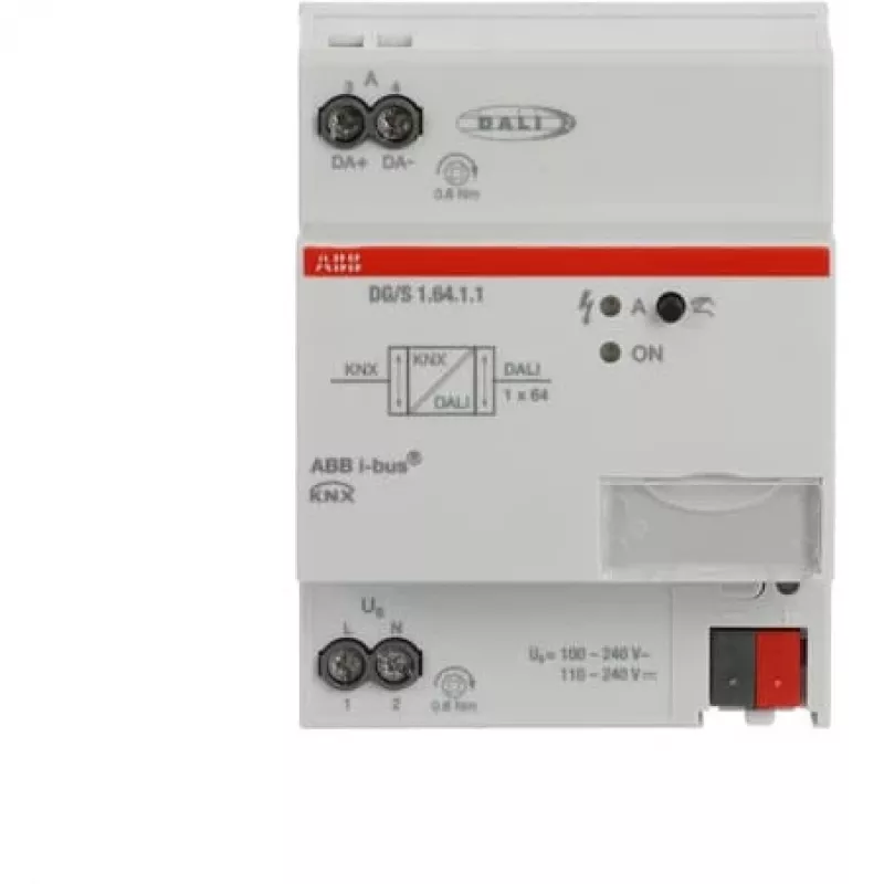 Gateway/controller ABB 2CDG110198R0011, IP20, 264 V ingang, 70×63,5×90 mm, grijs