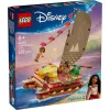 LEGO Disney 43270 Moana's avontuurlijke kano, 529 stukjes, 3 minifiguren, 6+