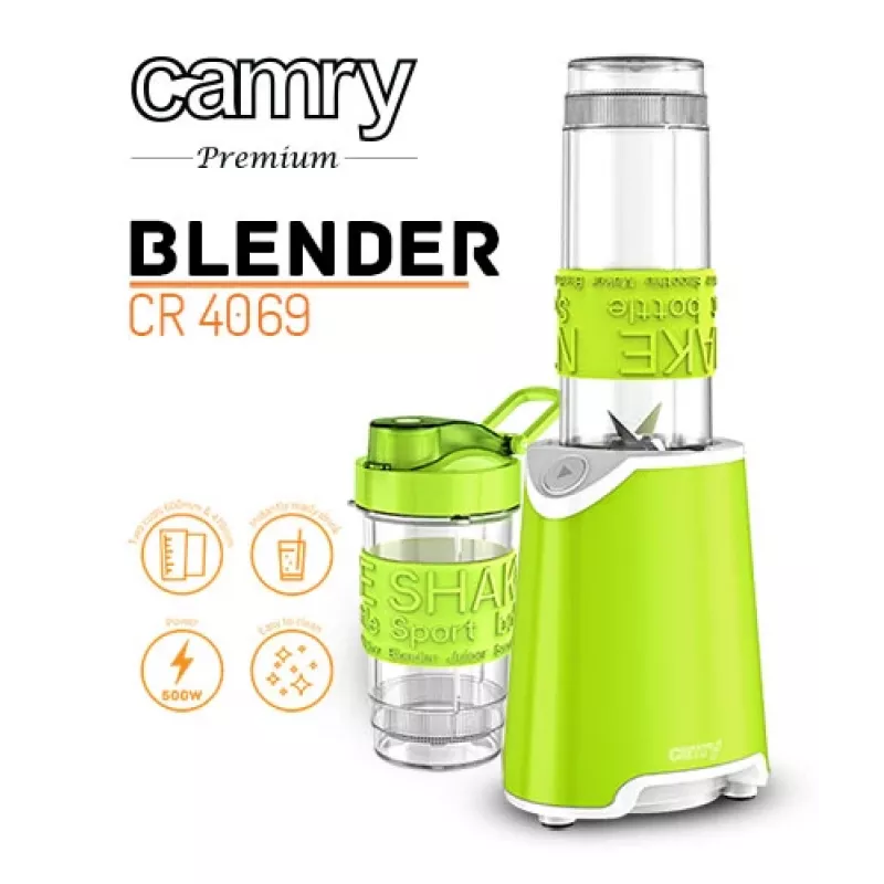 Camry CR 4069 mixer 600 L keukenmixer Groen, Transparant, Wit 500 W