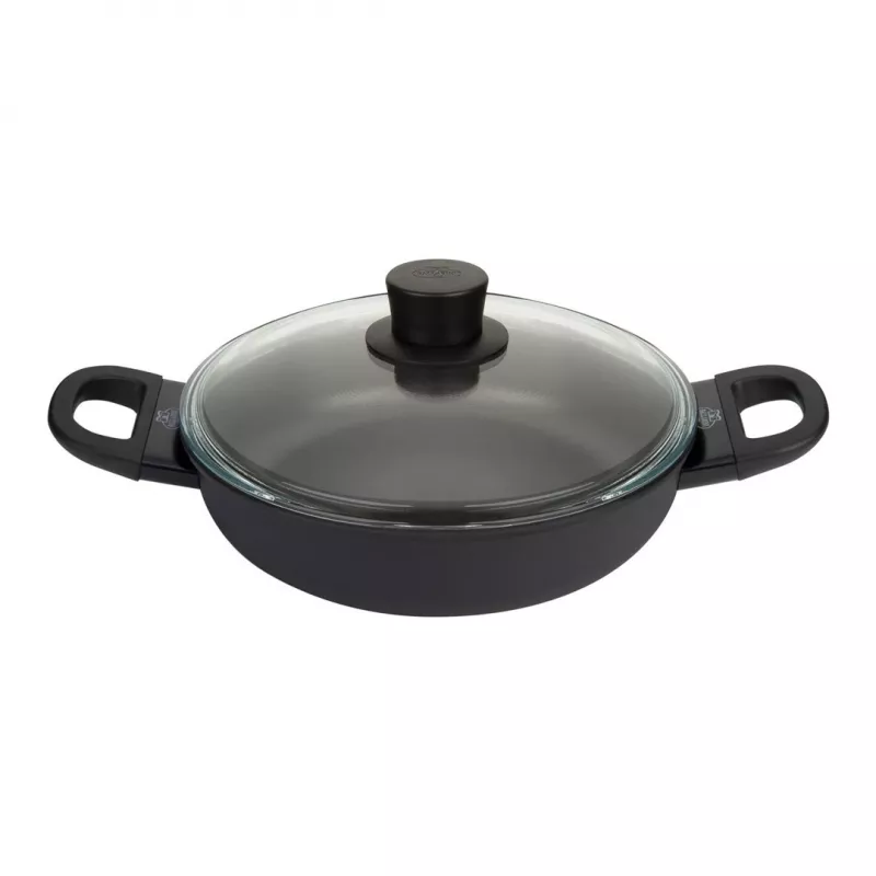 Serveerpan BALLARINI 75002-923-0 rond zwart 28 cm