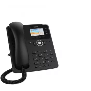 Snom tafeltelefoon D717 IP-telefoon zwart 3 lijnen TFT
