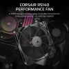 Ventilator Corsair RS140 14 cm zwart 330–1700 tpm 0,11–3,46 mmH2O