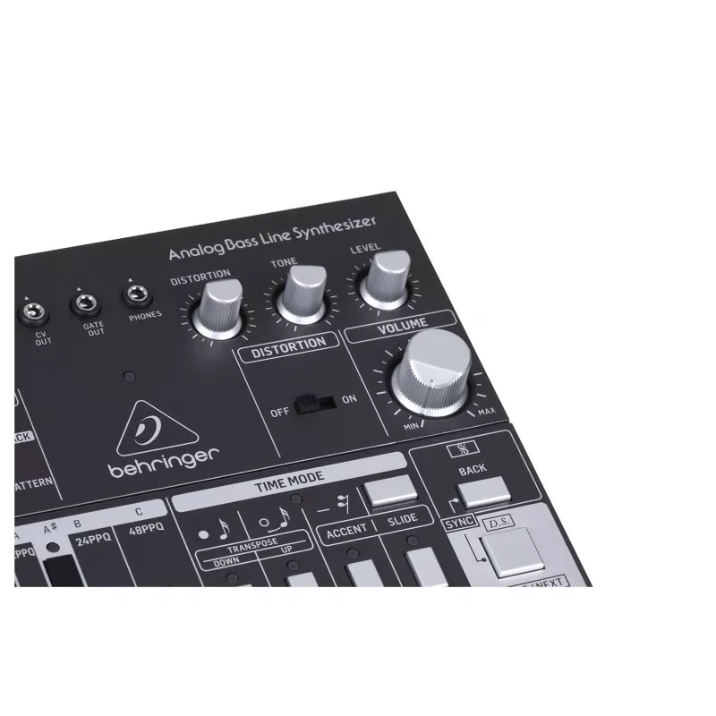 Behringer TD-3-BK analoge basline-synthesizer, zwart