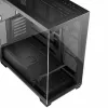 PC-behuizing MODECOM Volcano Stellar NF ATX Midi Tower, gehard glas, zwart, ondersteunt ATX/micro ATX, GPU tot 420 mm, CPU-koeler 175 mm