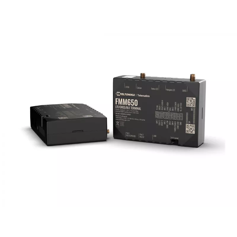 GPS-tracker TELTONIKA TELEMATICS FMM650 — 4G-connectiviteit, compact ontwerp