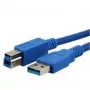 USB-kabel MediaRange MRCS150 USB 3.2 Gen 1 5 m USB A USB B blauw