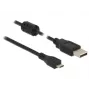 USB-kabel DeLOCK 84900 USB 2.0 0,5 m USB A Micro-USB B zwart