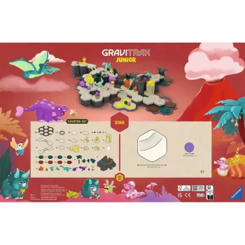 Knikkerbaan Ravensburger GraviTrax Junior startset XXL Dino, parcoursbouw voor kinderen