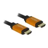 HDMI-kabel DeLOCK 85729 2 m HDMI Type-A standaard zwart goud