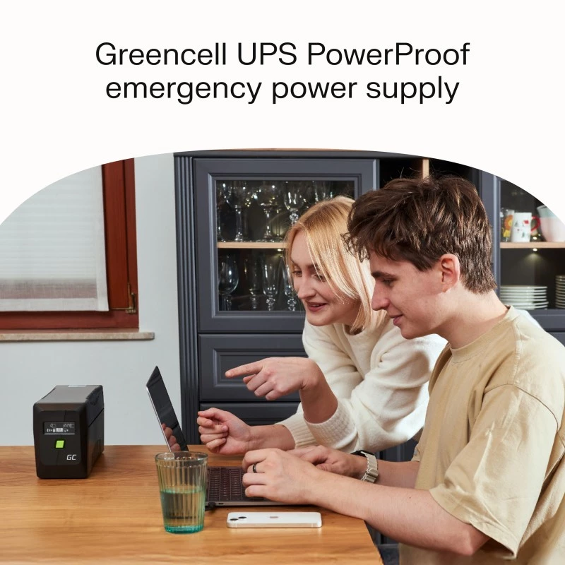 Green Cell UPSLP700 USV (uninterruptible power supply) Line-Interactive 1 kVA 700 W 4 AC-uitgangen