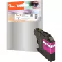 Peach PI500-89 compatibele inktcartridge voor Brother LC-125XL, XL, 15 ml, magenta
