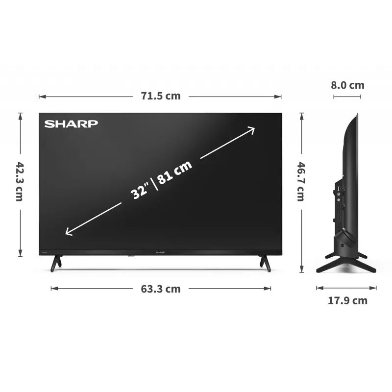 Sharp | 32HF3265E | 32 | smart-tv | Google TV
