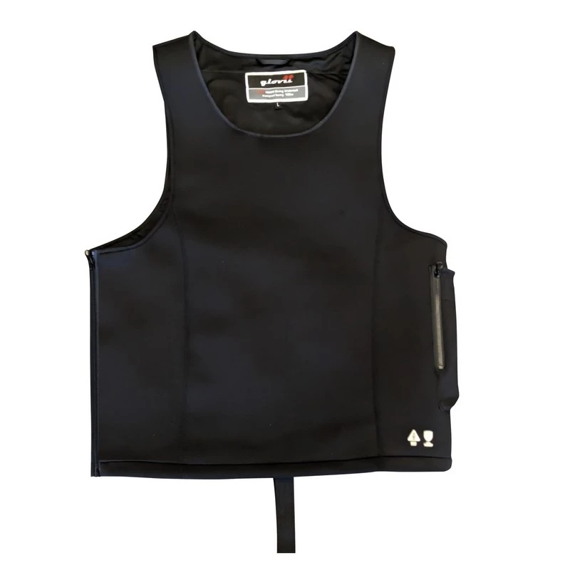 Glovii GMV1M watersportvest zwart softshell