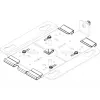 WLAN-accesspoint T-bar-houder Lancom Systems LX-7000 voor LX-7500 LX-7300, wit, 5-pack