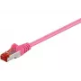 Microconnect SSTP6005PI netwerkkabel roze 0,5 m Cat6 S/FTP (S-STP)