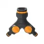 Fiskars 1027061 tuinslang-aansluitstuk kraanconnector zwart, oranje 1 stuk
