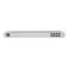 Managed L2-netwerkswitch UBIQUITI USW-Aggregation — 8 SFP+-slots, 10G-ondersteuning, ventilatorloos, 1U-rack, zilver