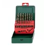 Boorset Metabo HSS Cobalt 19 stuks DIN 338, cilindrische schacht