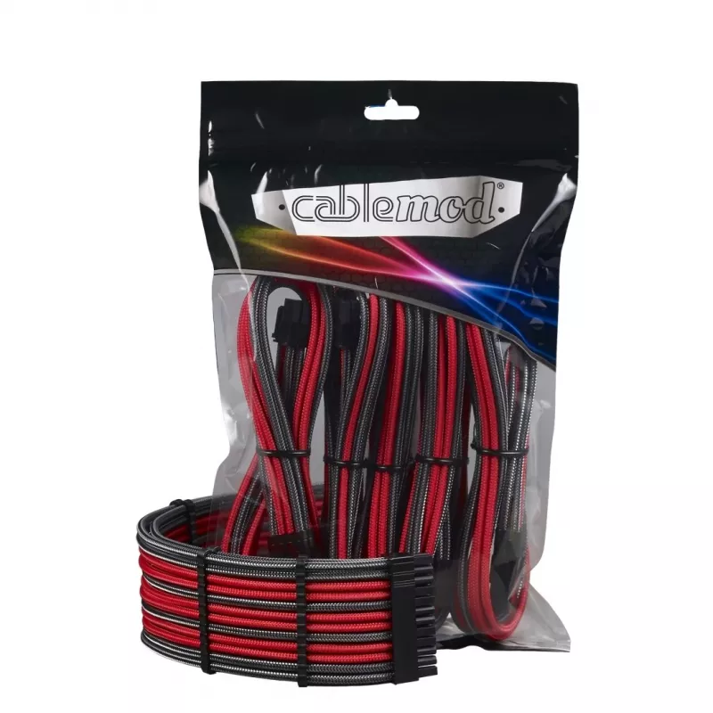 Interne stroomkabel CableMod CM-PCAB-BKIT-NKCR-3PK-R carbonrood