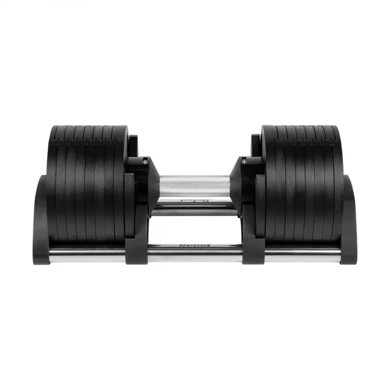 Verstelbare gietijzeren dumbbell Rebel Active 36 kg, automatische stappen van 2 kg