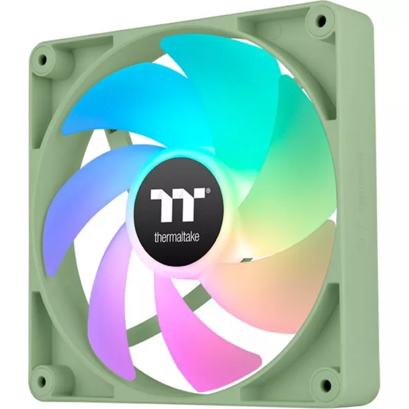 Thermaltake CT140 ARGB Sync behuizingsventilator 140 mm, 500–1500 tpm, Matcha Green, 2 stuks