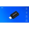 Savio AK-80 videokabel-adapter 0m USB Type-A USB Type-C zwart